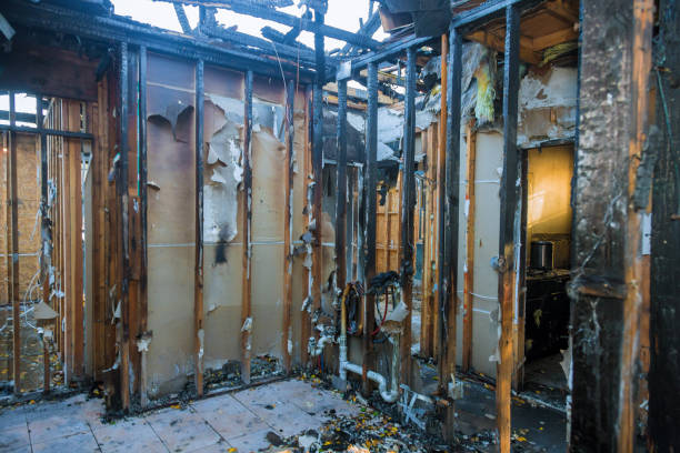 Professional Fire Damage Repair technician working in Waterford, VA